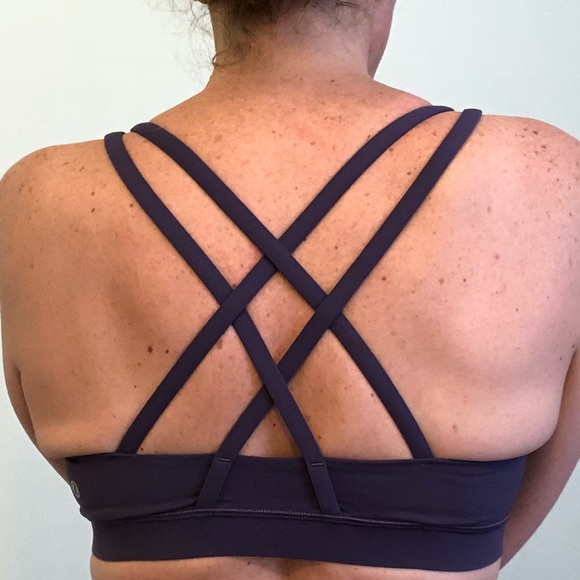 lululemon athletica Other - Lululemon energy bra EUC size 10 color viola